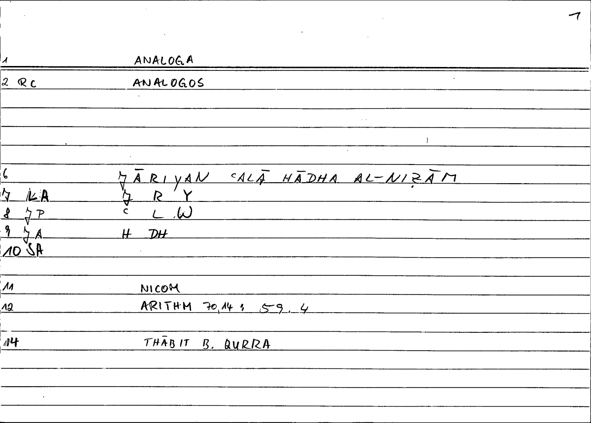 Filecard Nicom.Arithm.0027