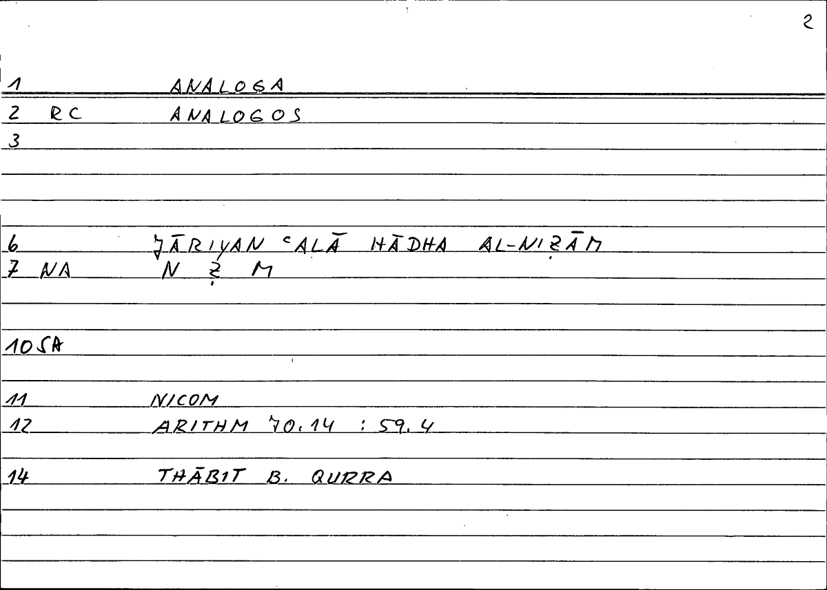 Filecard Nicom.Arithm.0028