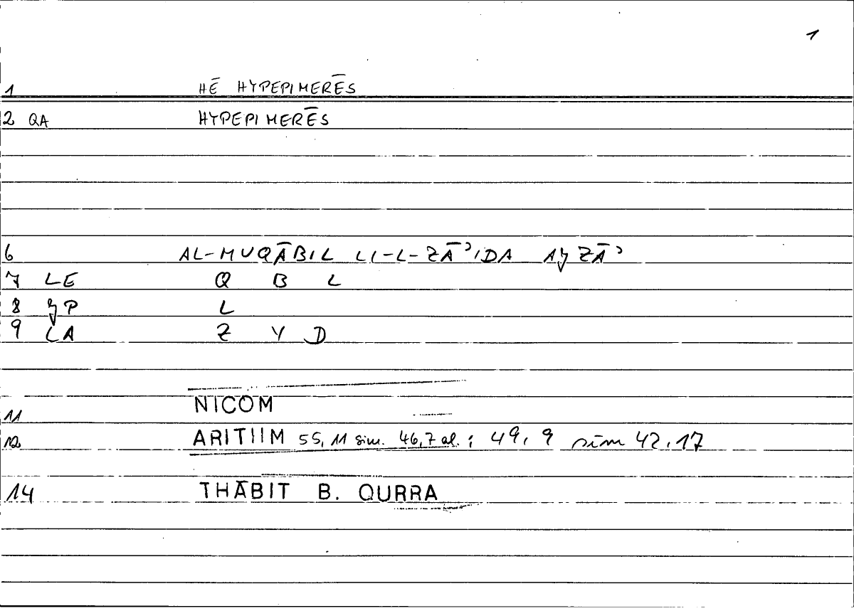 Filecard Nicom.Arithm.0097