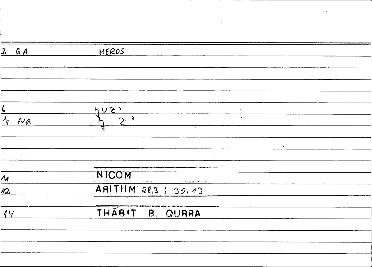 Filecard Nicom.Arithm.0214