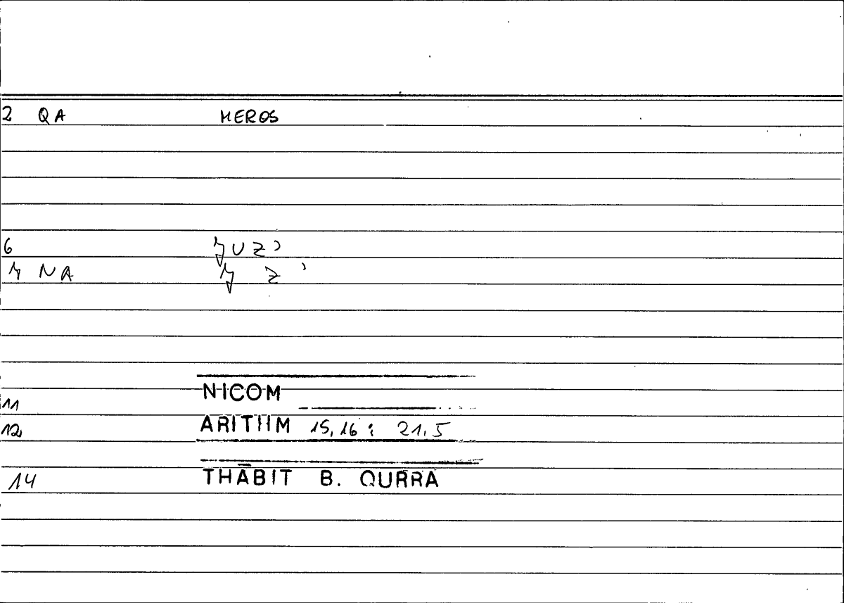Filecard Nicom.Arithm.0215