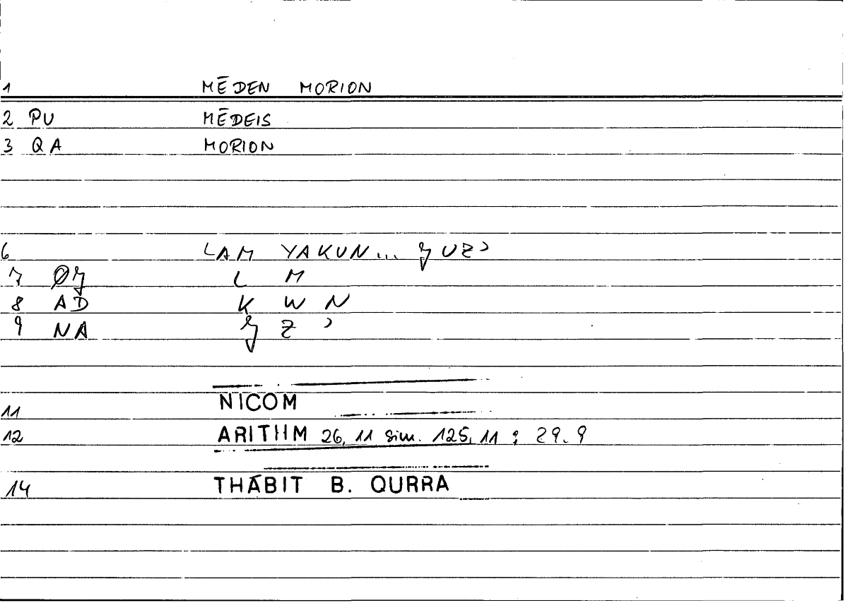 Filecard Nicom.Arithm.0218