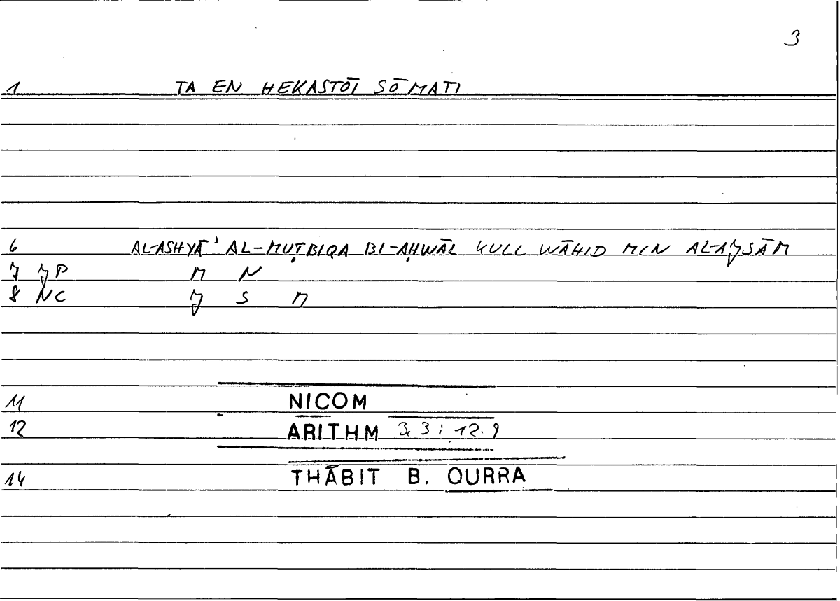 Filecard Nicom.Arithm.0240