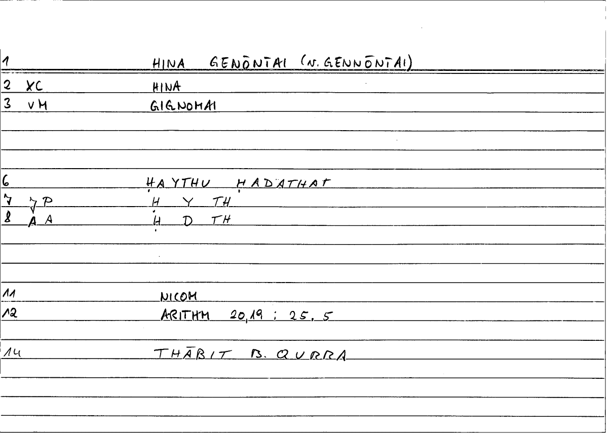 Filecard Nicom.Arithm.0708