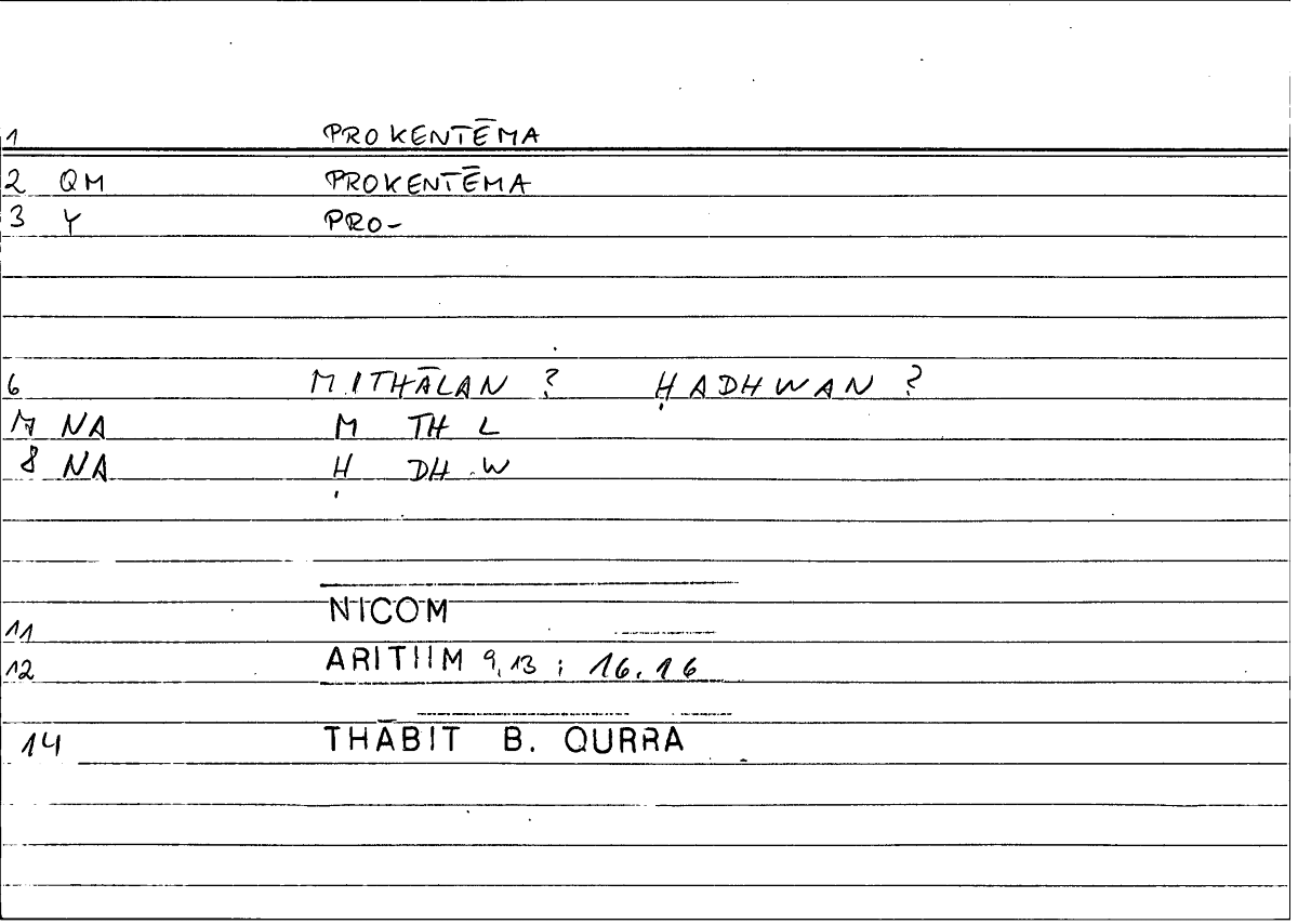 Filecard Nicom.Arithm.0725