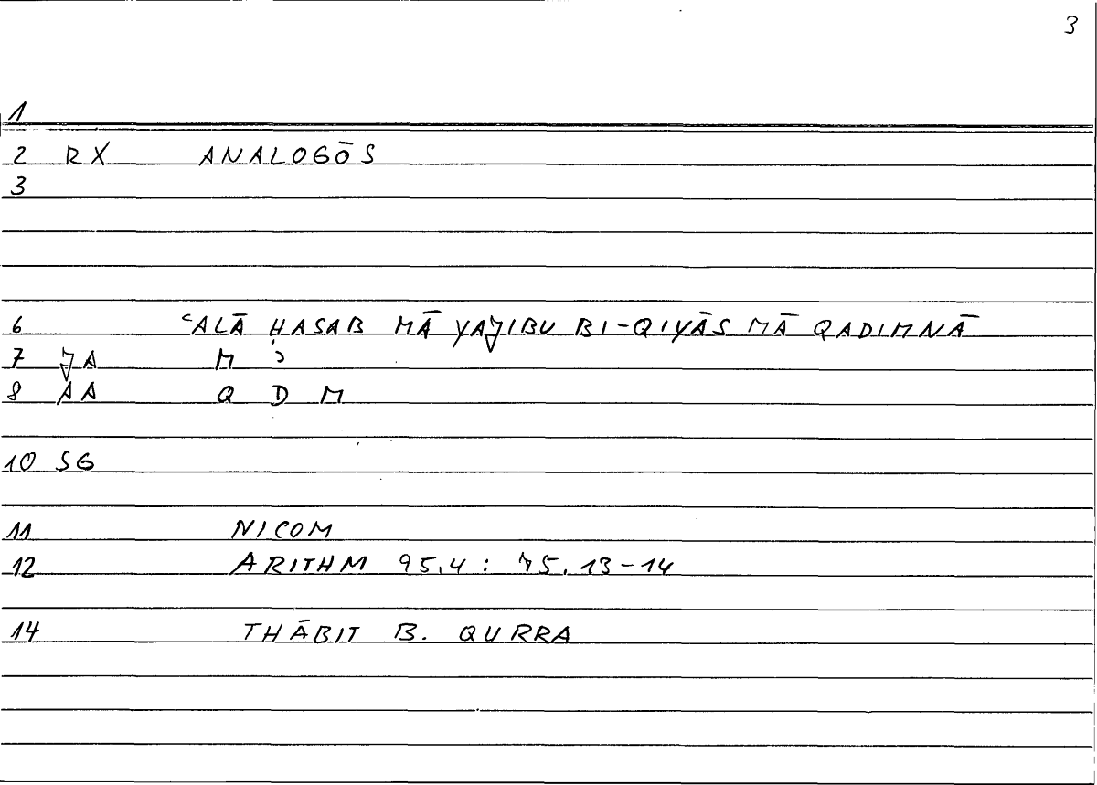 Filecard Nicom.Arithm.0751