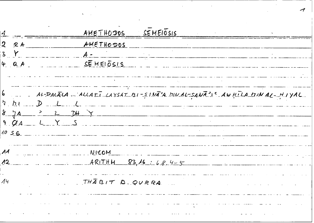 Filecard Nicom.Arithm.1055