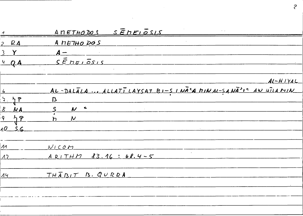 Filecard Nicom.Arithm.1056
