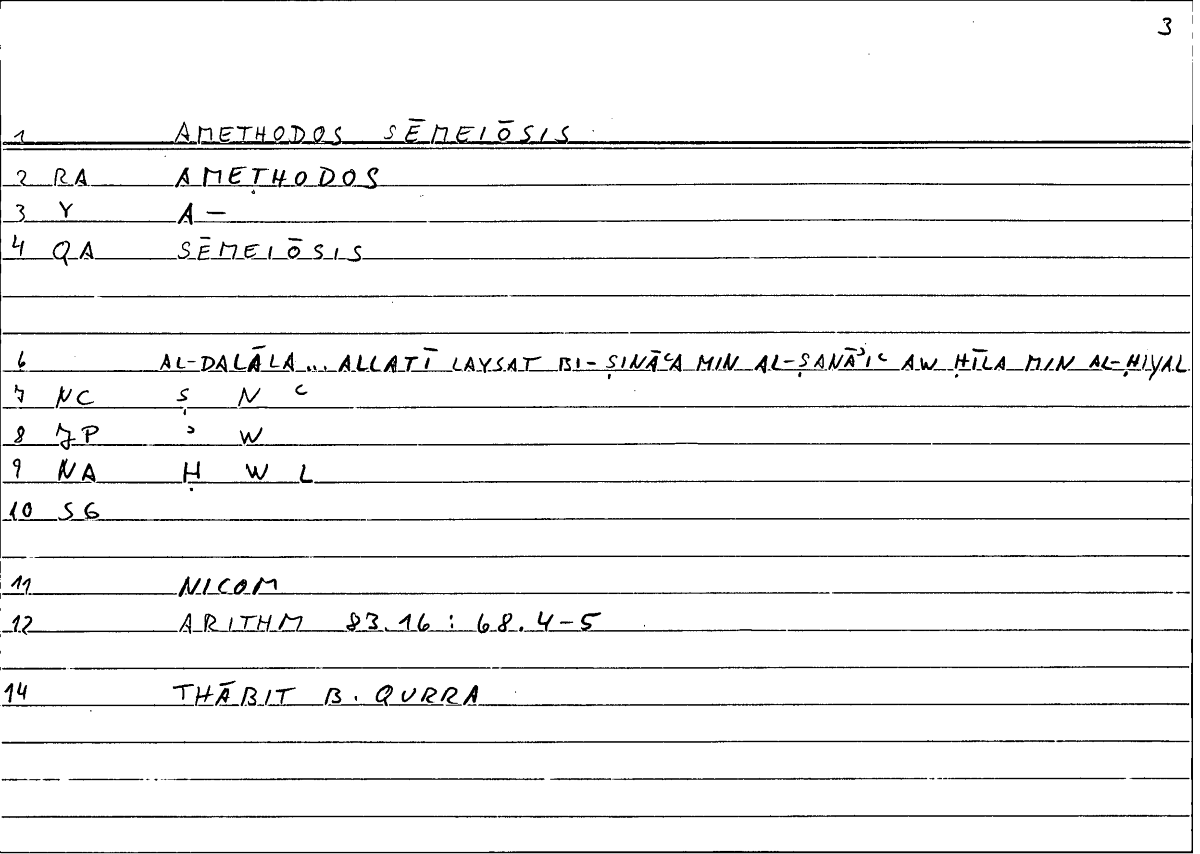 Filecard Nicom.Arithm.1057