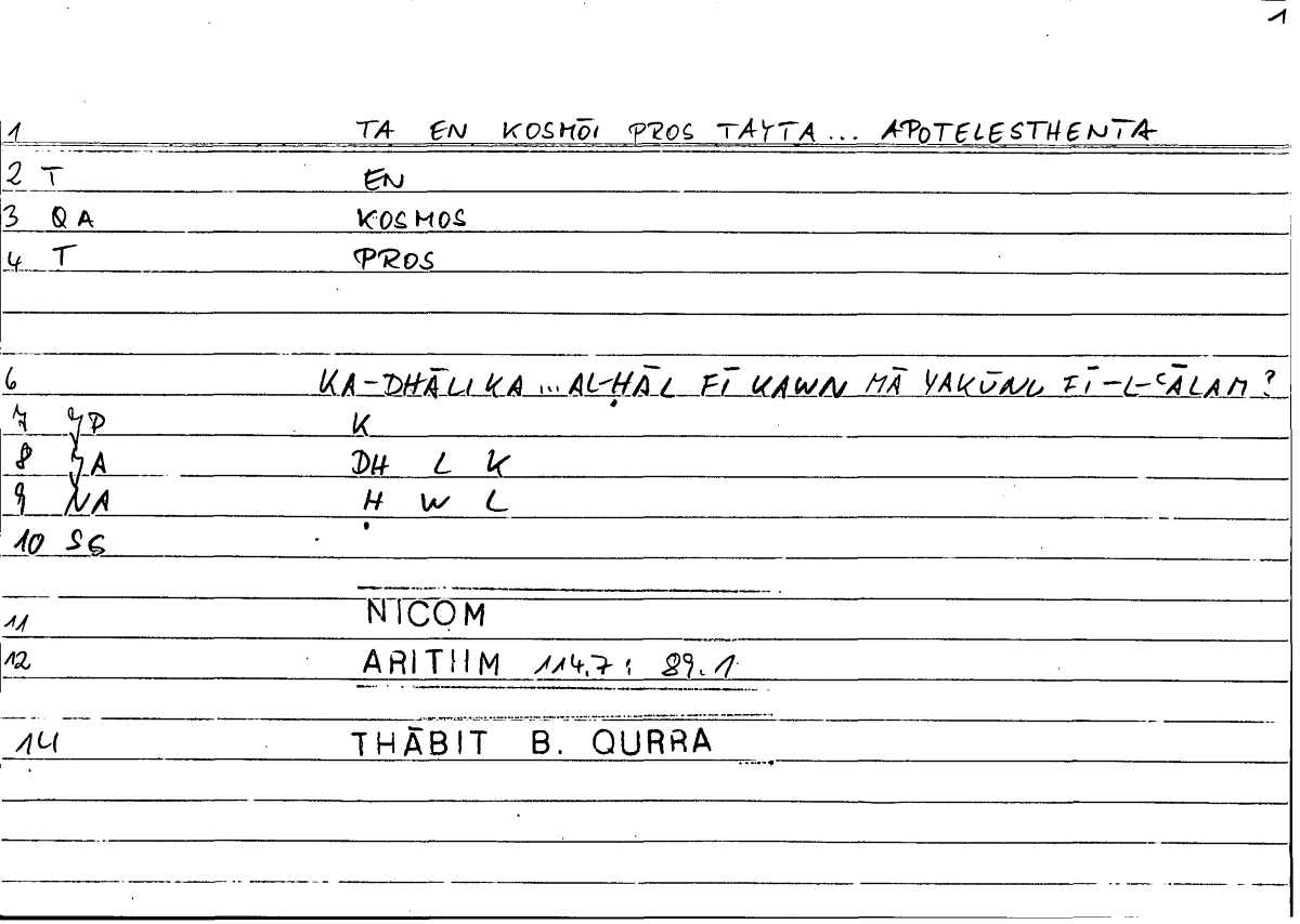 Filecard Nicom.Arithm.1066