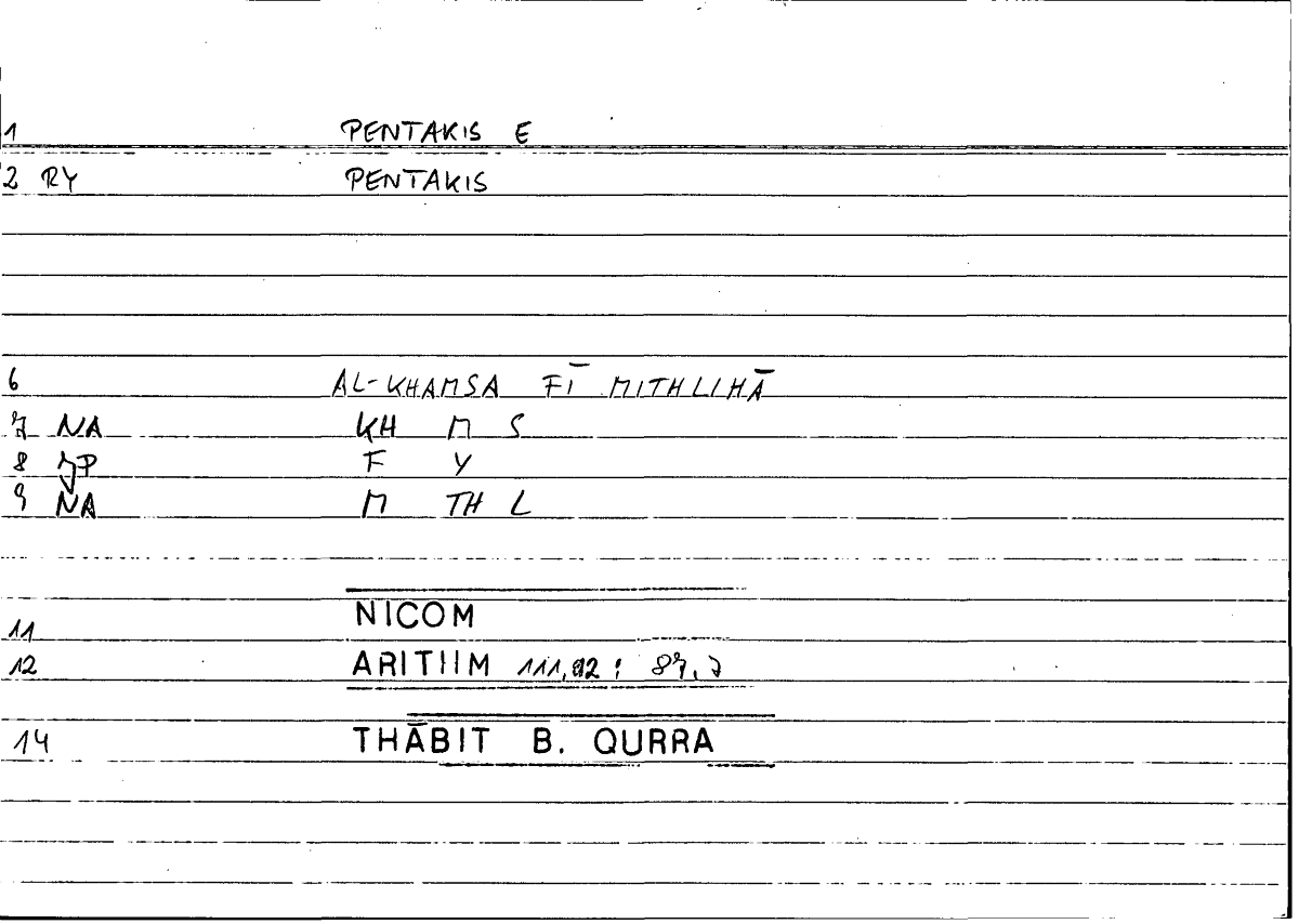 Filecard Nicom.Arithm.1337