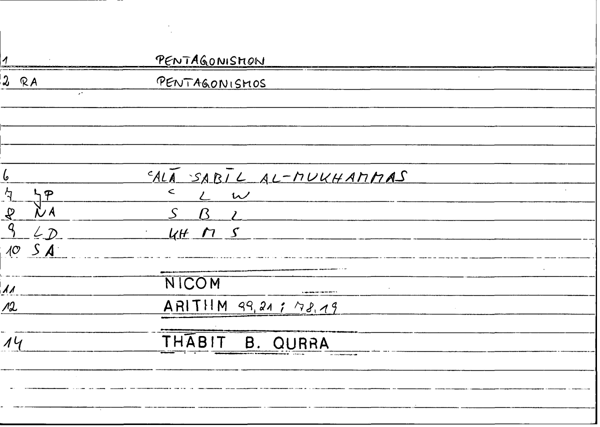 Filecard Nicom.Arithm.1343