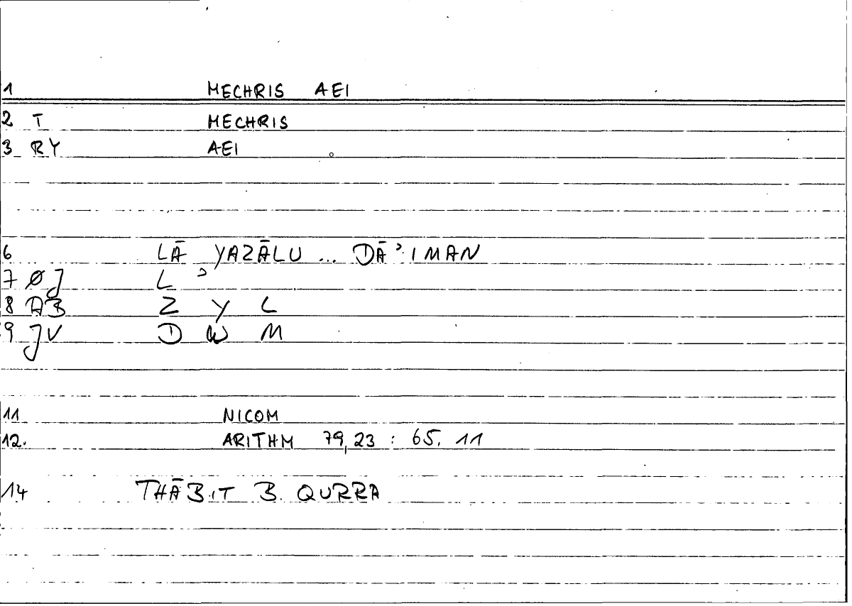Filecard Nicom.Arithm.1443