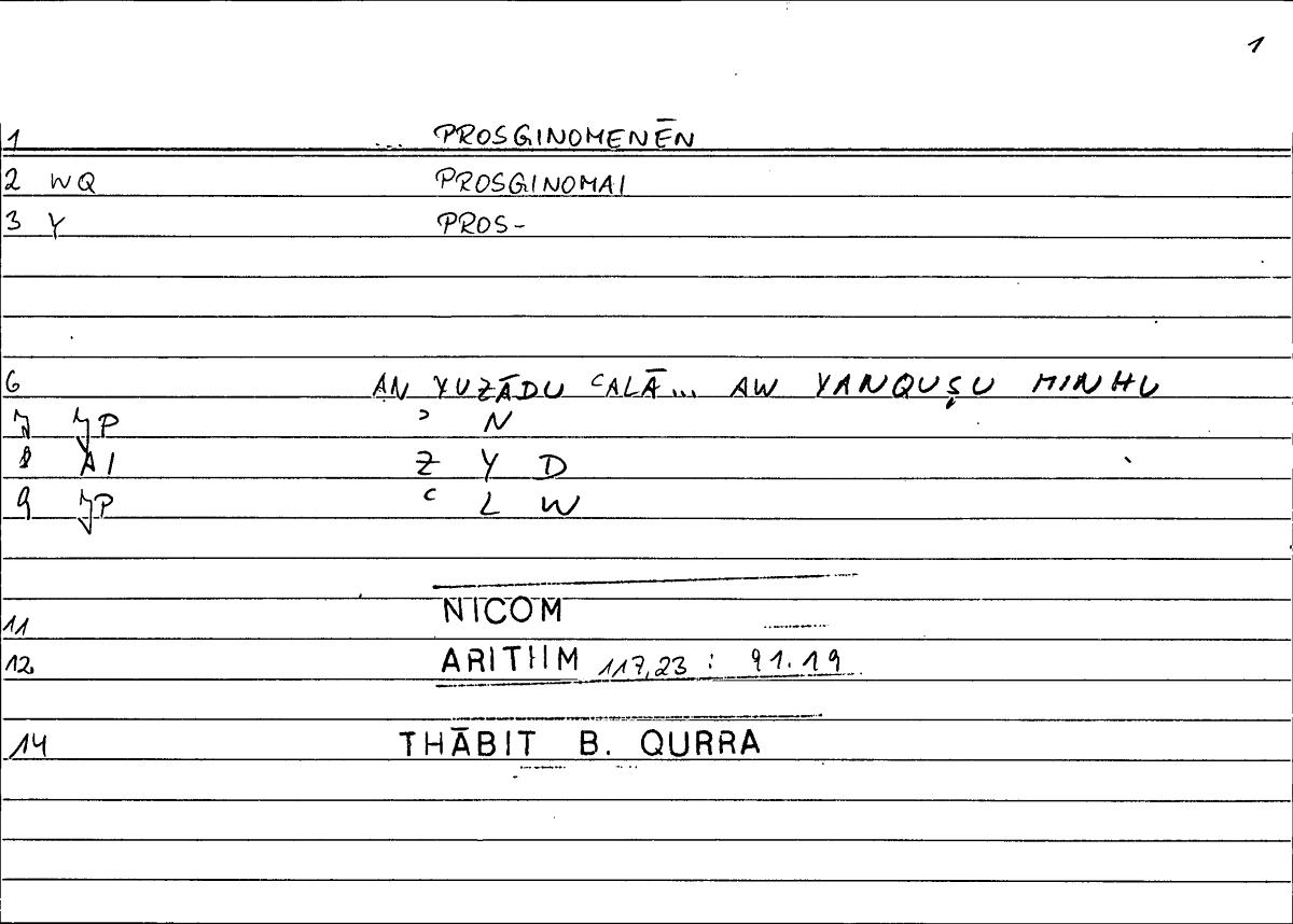 Filecard Nicom.Arithm.2001