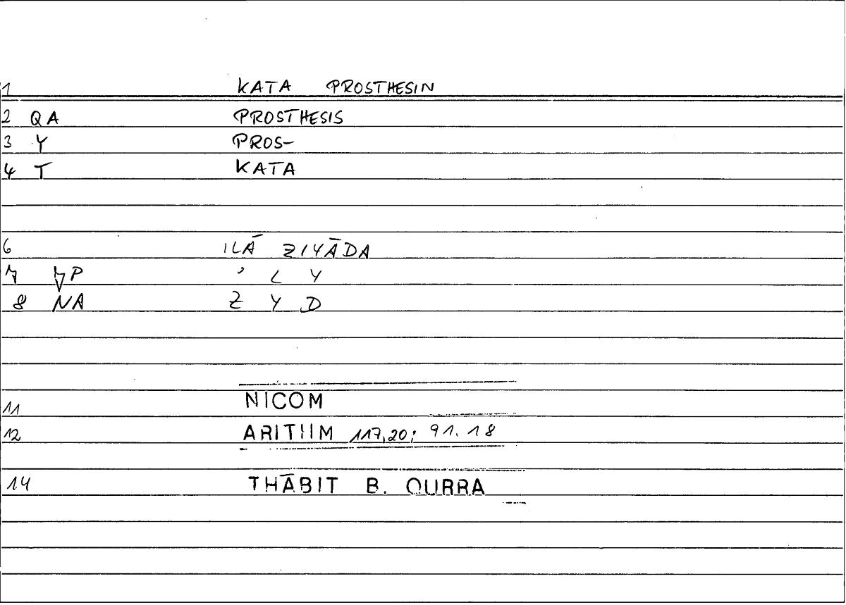 Filecard Nicom.Arithm.2005