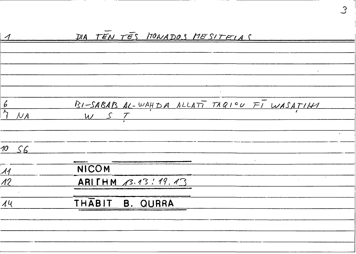 Filecard Nicom.Arithm.2076
