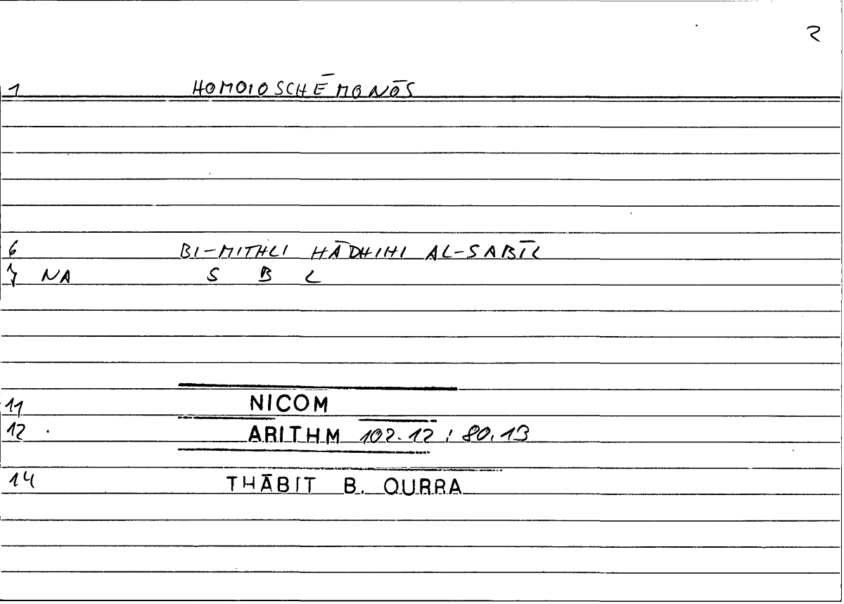 Filecard Nicom.Arithm.2113