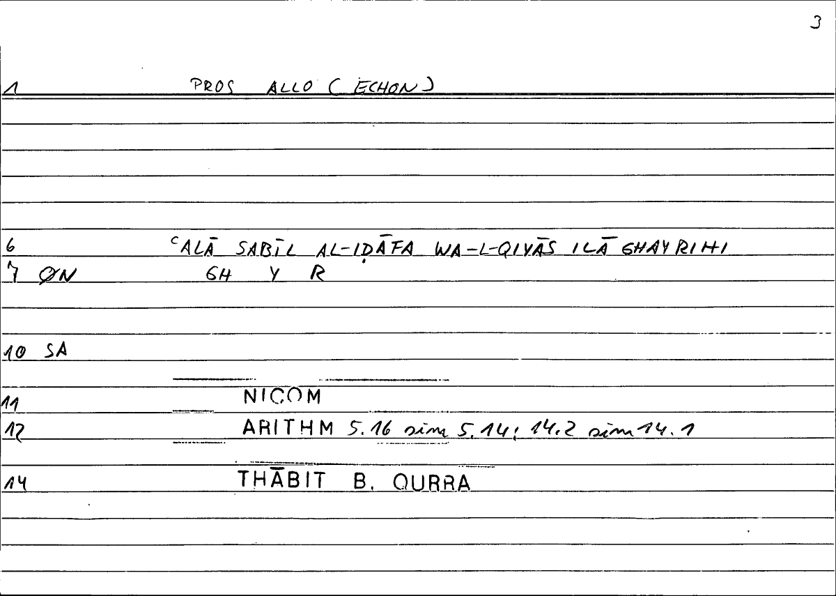 Filecard Nicom.Arithm.2138