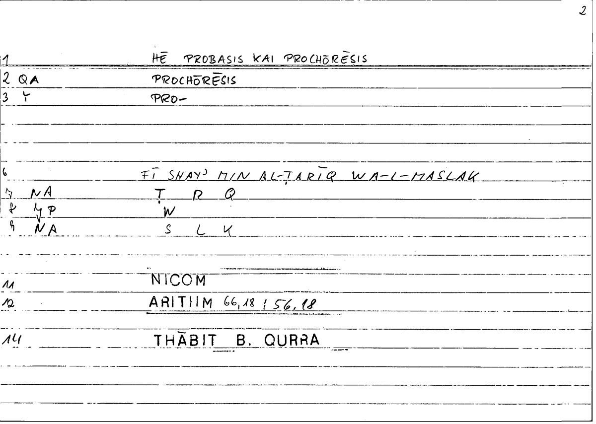 Filecard Nicom.Arithm.2221