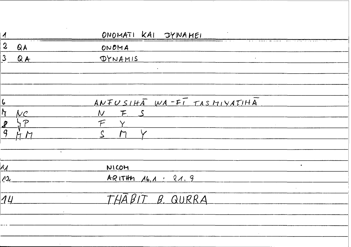 Filecard Nicom.Arithm.2353