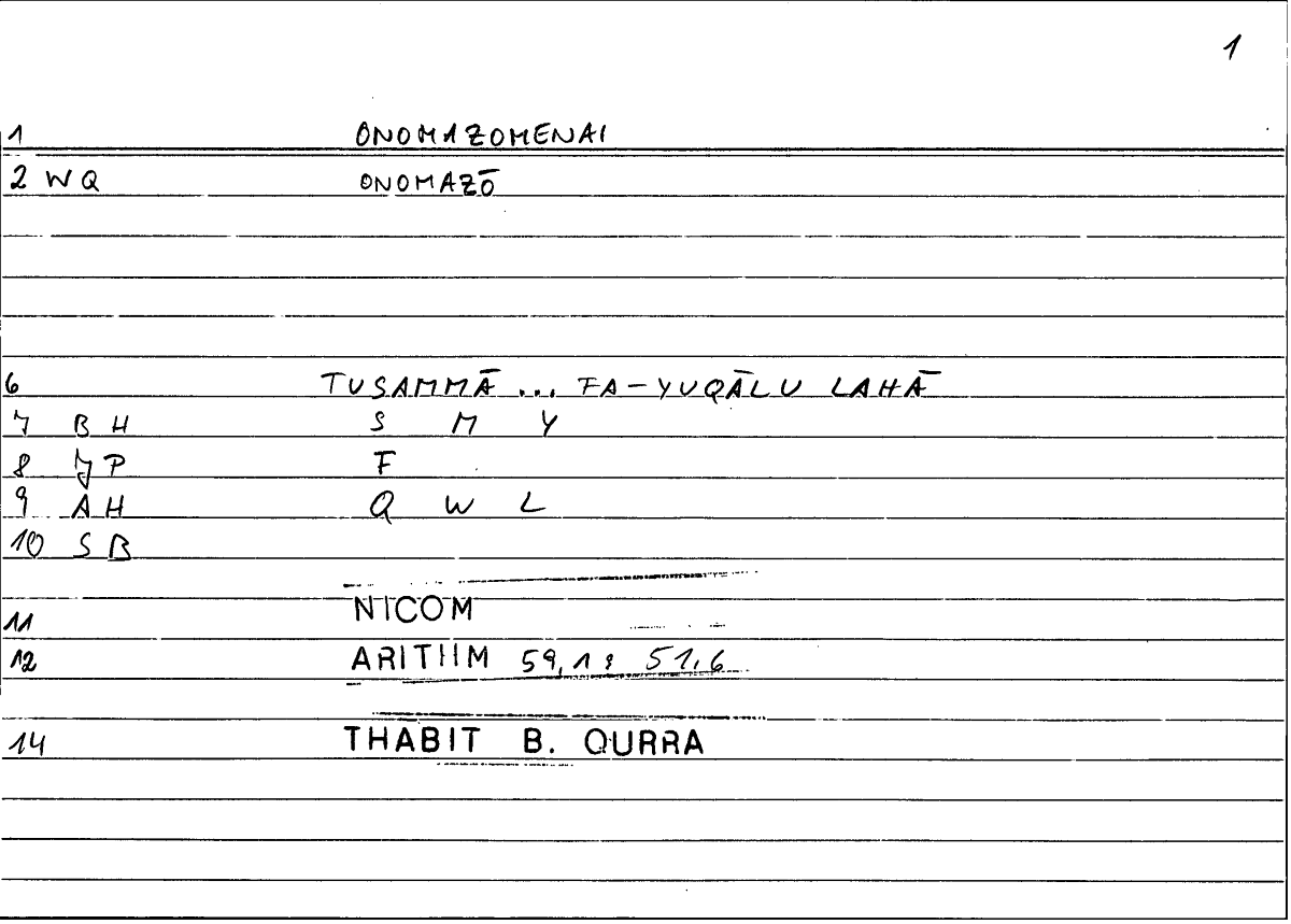 Filecard Nicom.Arithm.2359