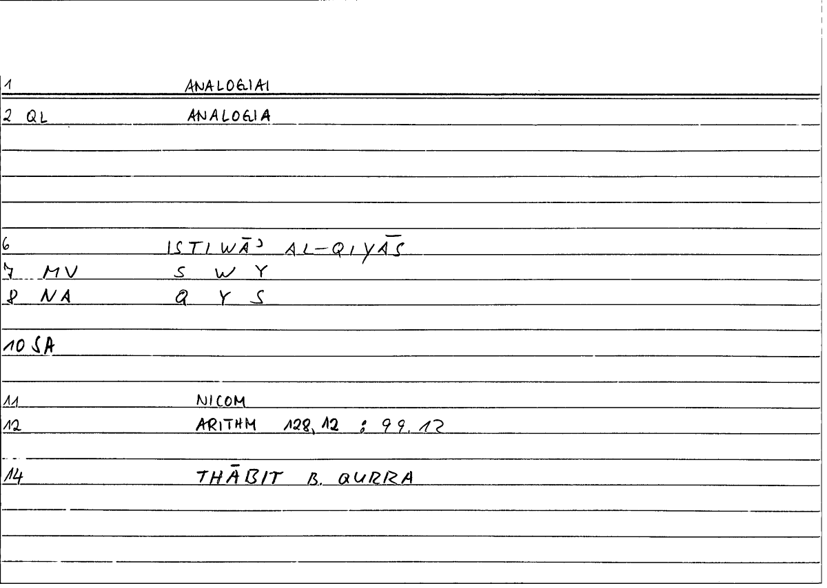 Filecard Nicom.Arithm.2458