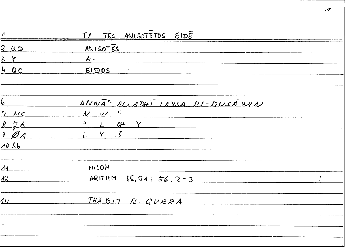 Filecard Nicom.Arithm.2473