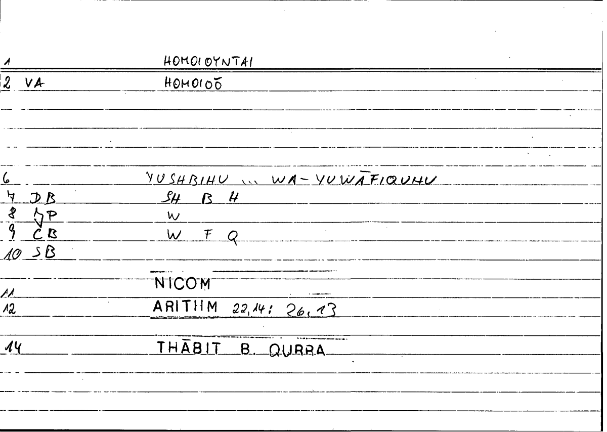 Filecard Nicom.Arithm.2520