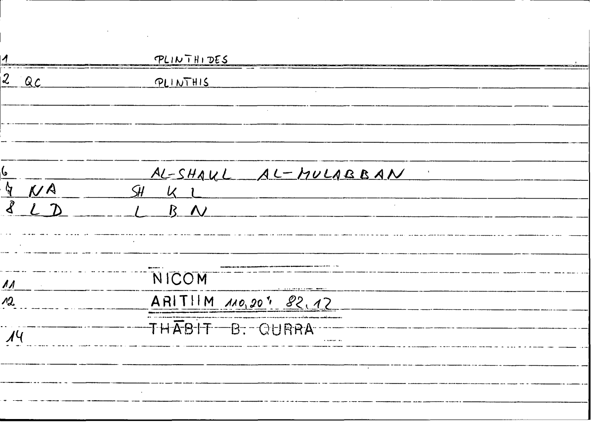 Filecard Nicom.Arithm.2602
