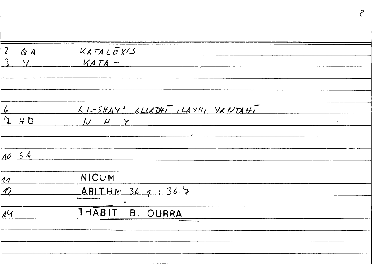 Filecard Nicom.Arithm.2723