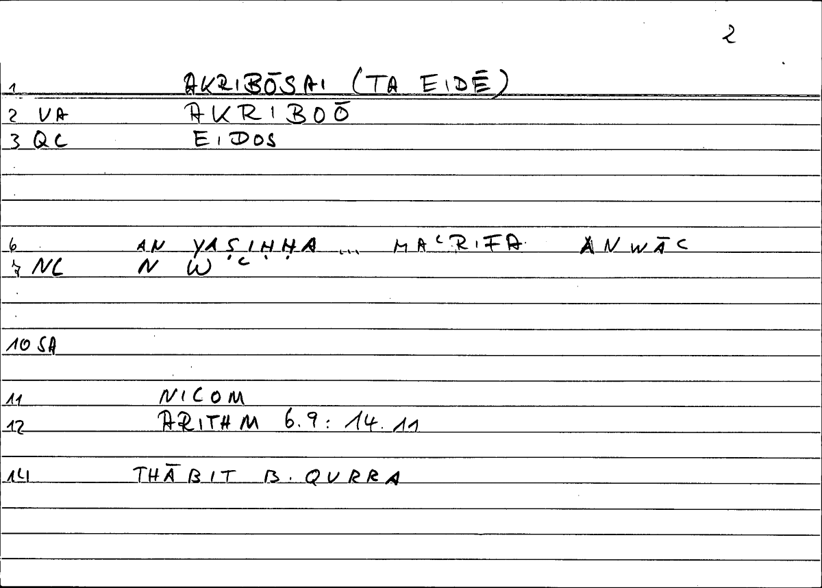 Filecard Nicom.Arithm.2737
