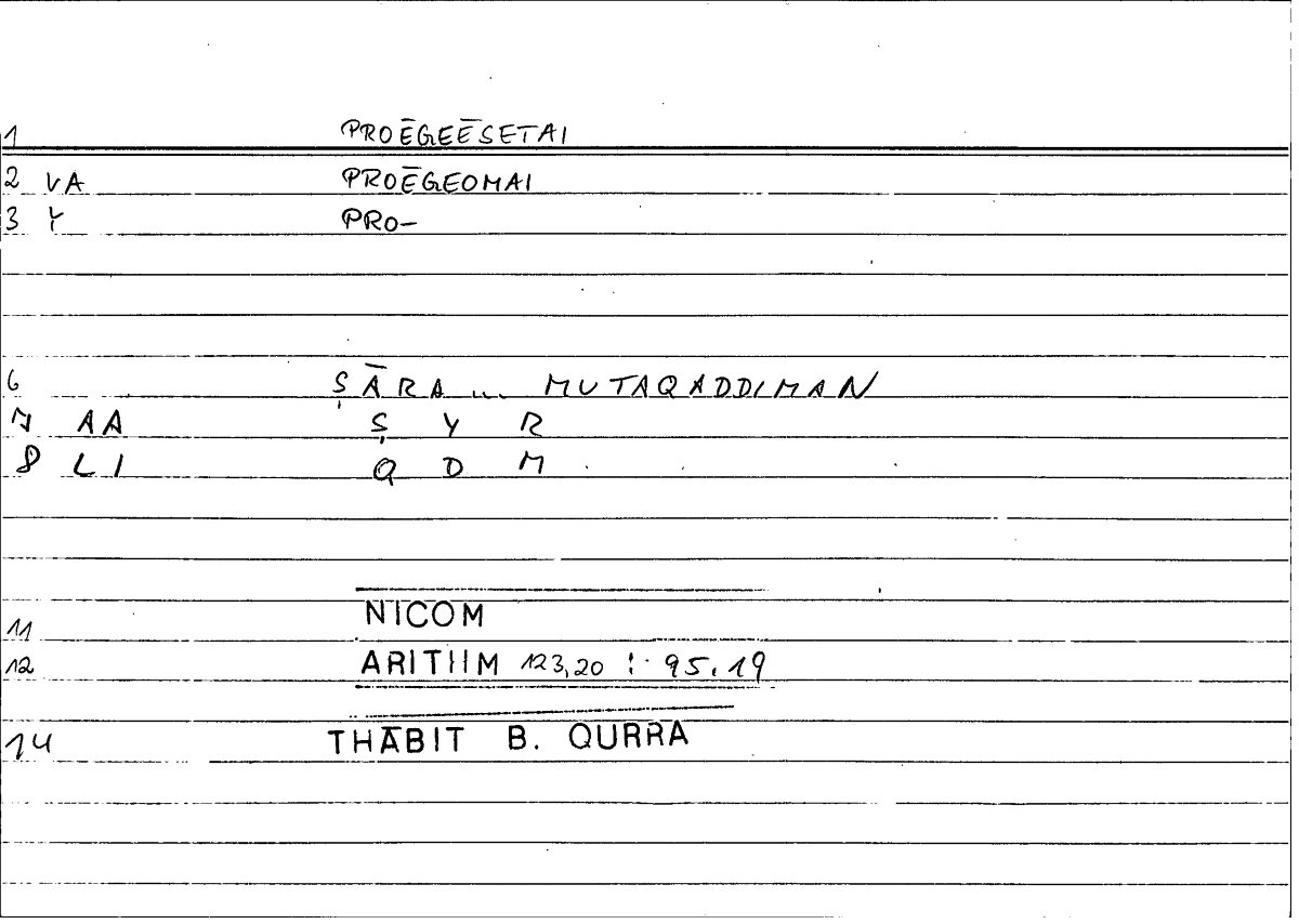 Filecard Nicom.Arithm.2837