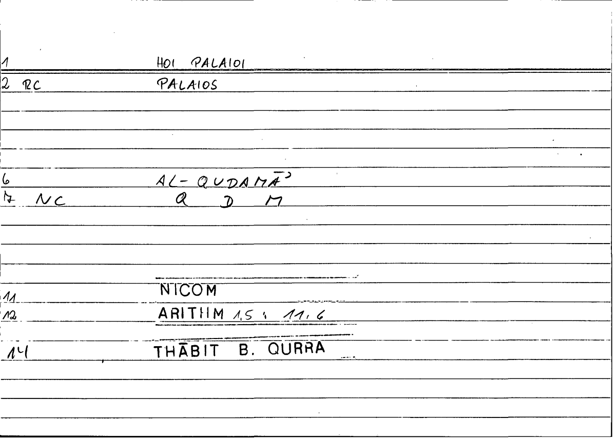 Filecard Nicom.Arithm.3793