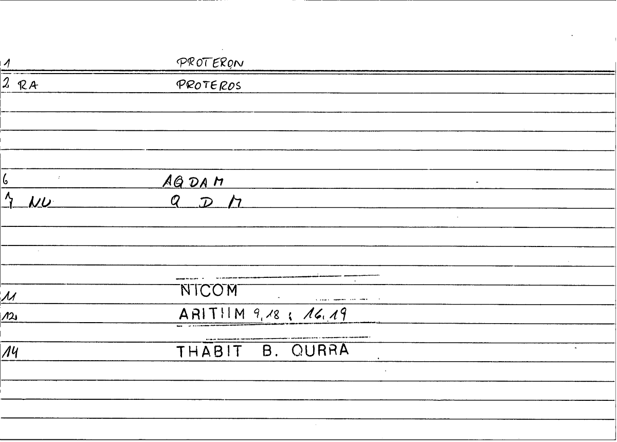 Filecard Nicom.Arithm.3817