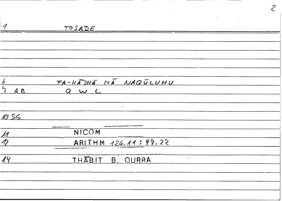 Filecard Nicom.Arithm.3937