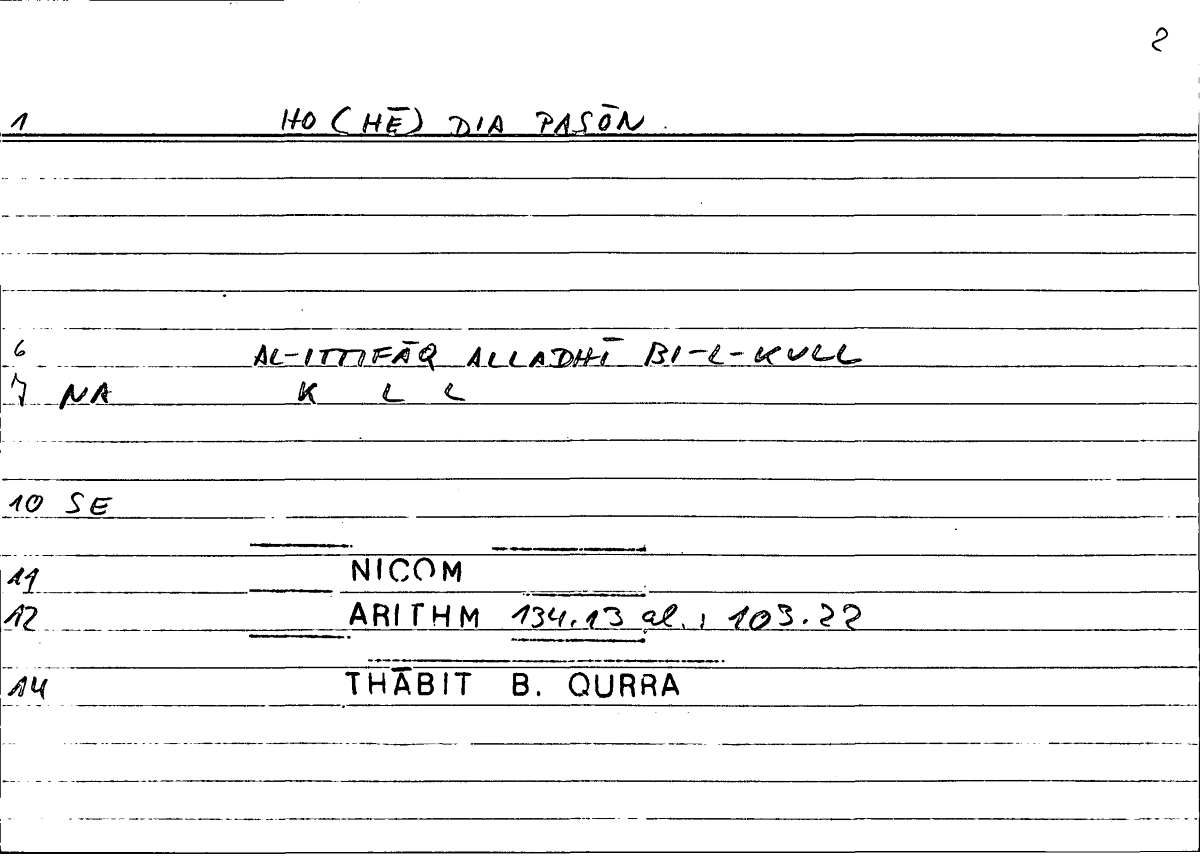 Filecard Nicom.Arithm.4143