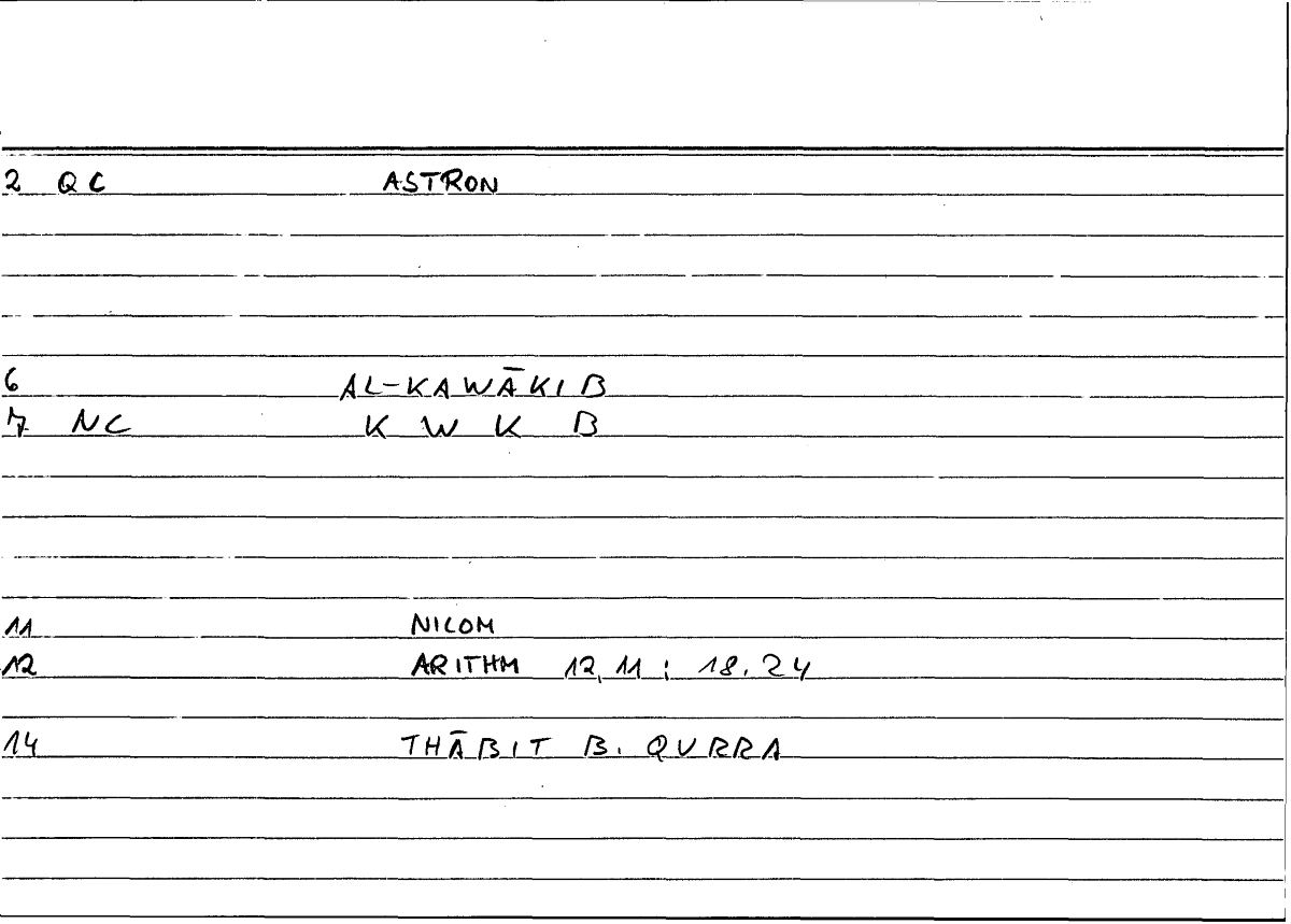 Filecard Nicom.Arithm.4158