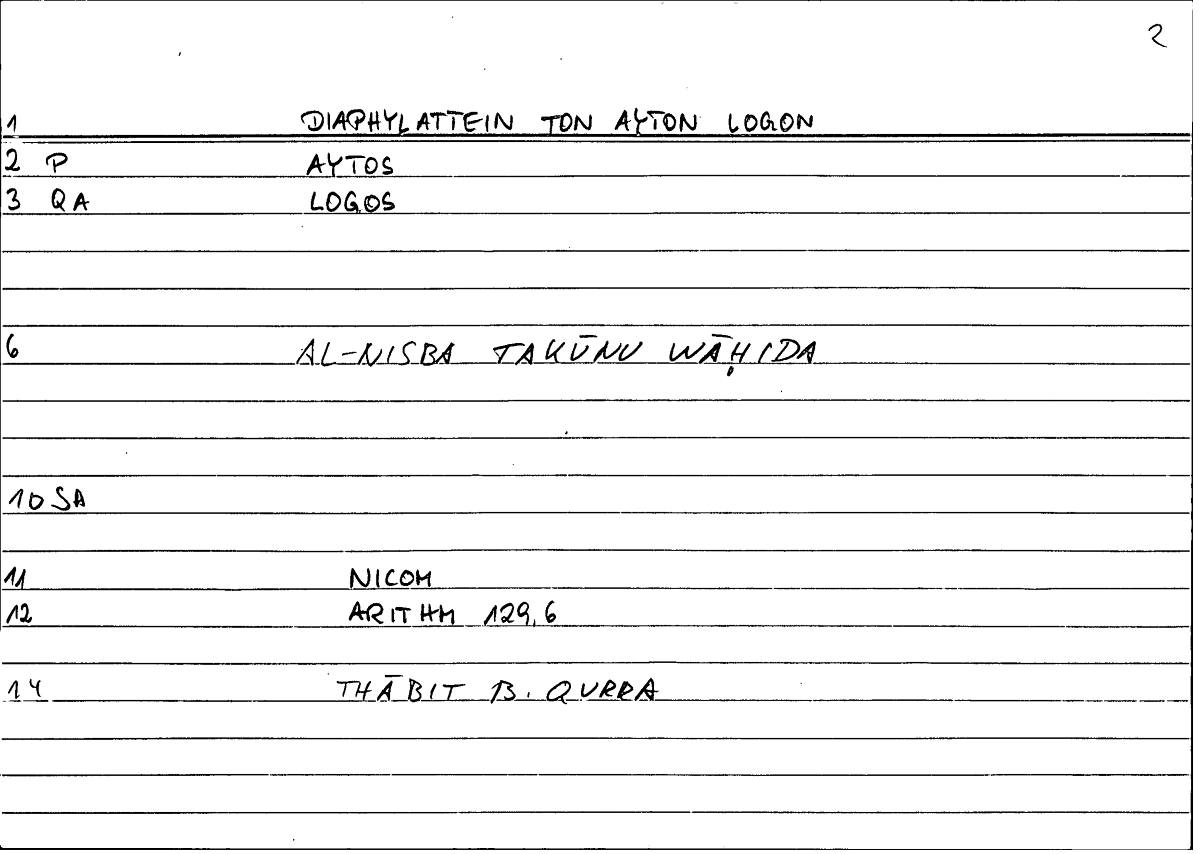 Filecard Nicom.Arithm.4163