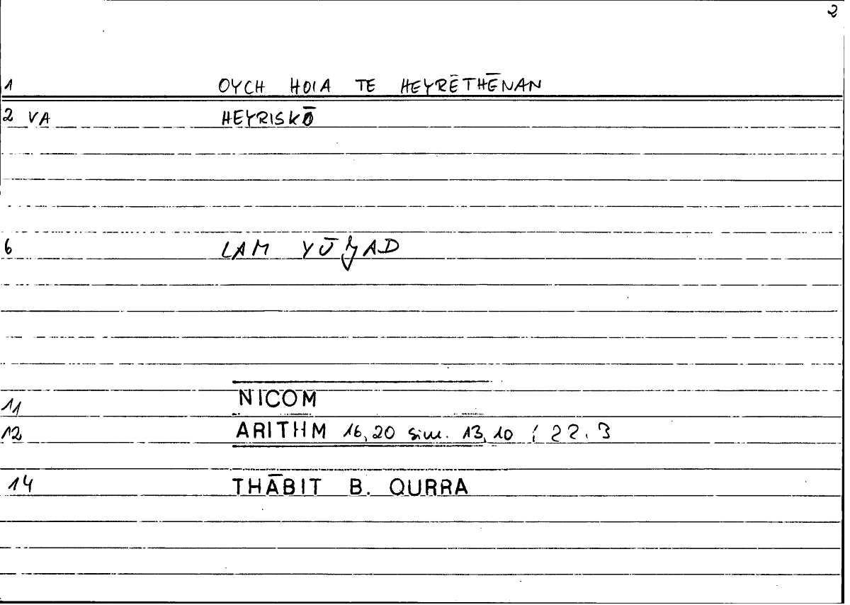 Filecard Nicom.Arithm.4381