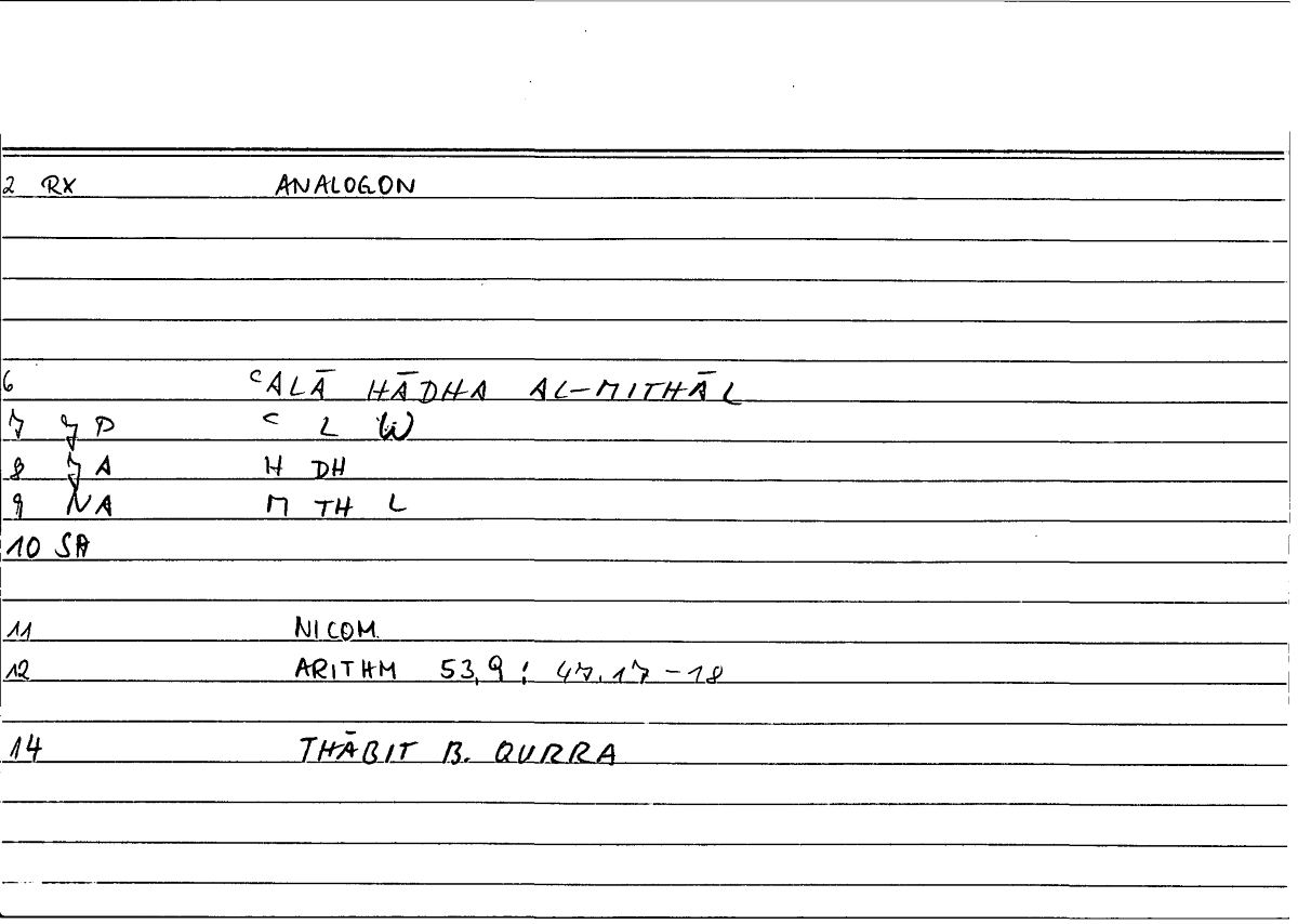 Filecard Nicom.Arithm.4515
