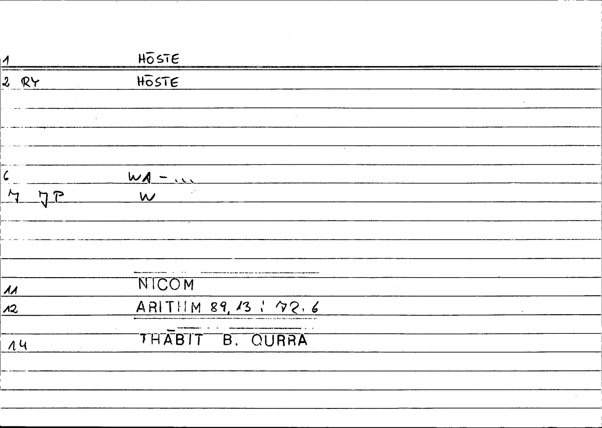 Filecard Nicom.Arithm.4944