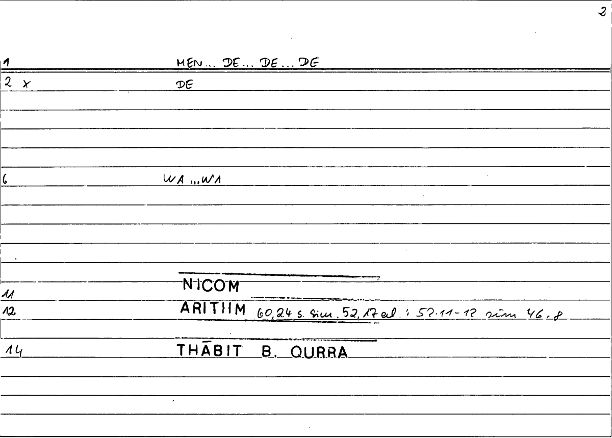 Filecard Nicom.Arithm.4971