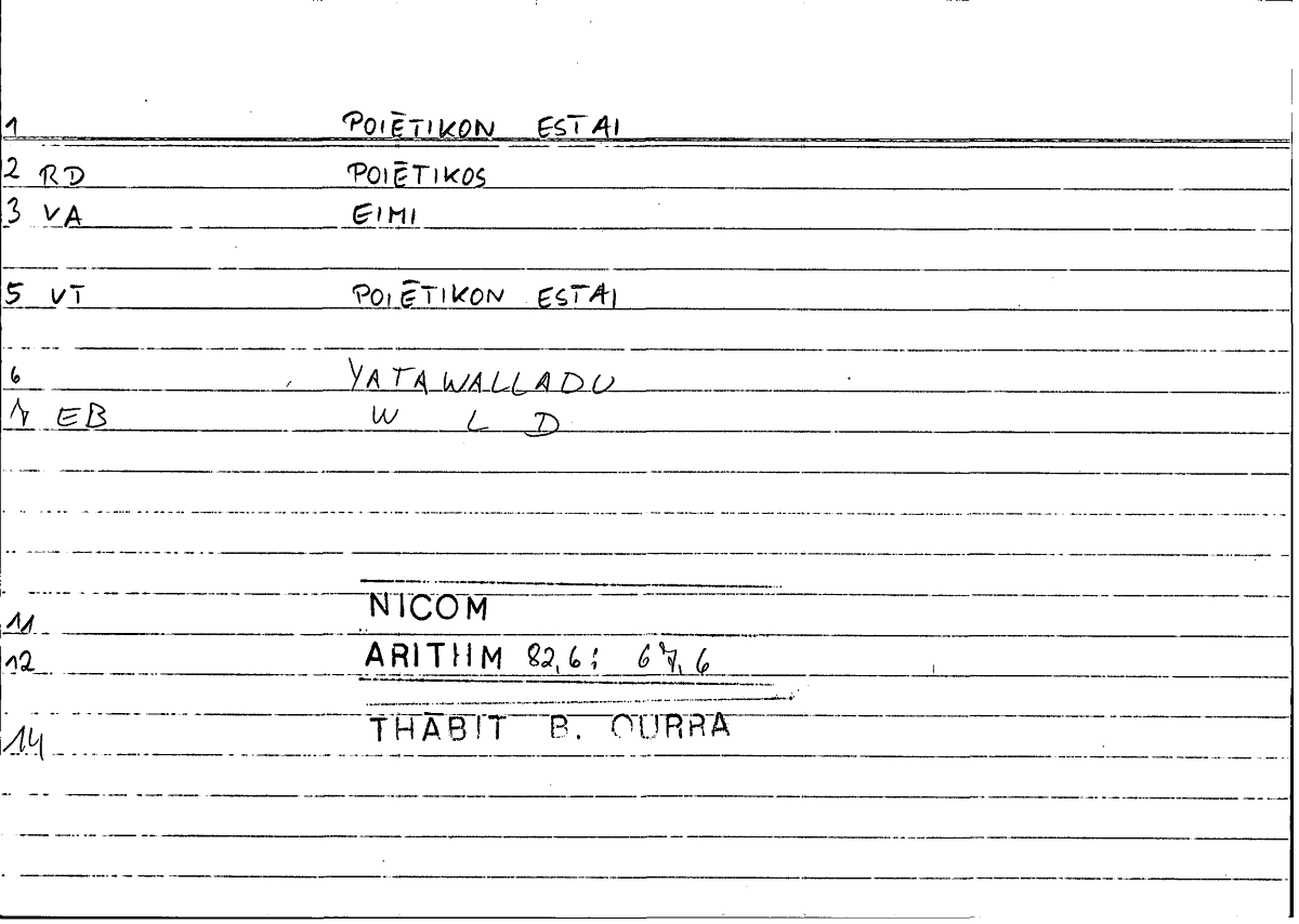 Filecard Nicom.Arithm.5173