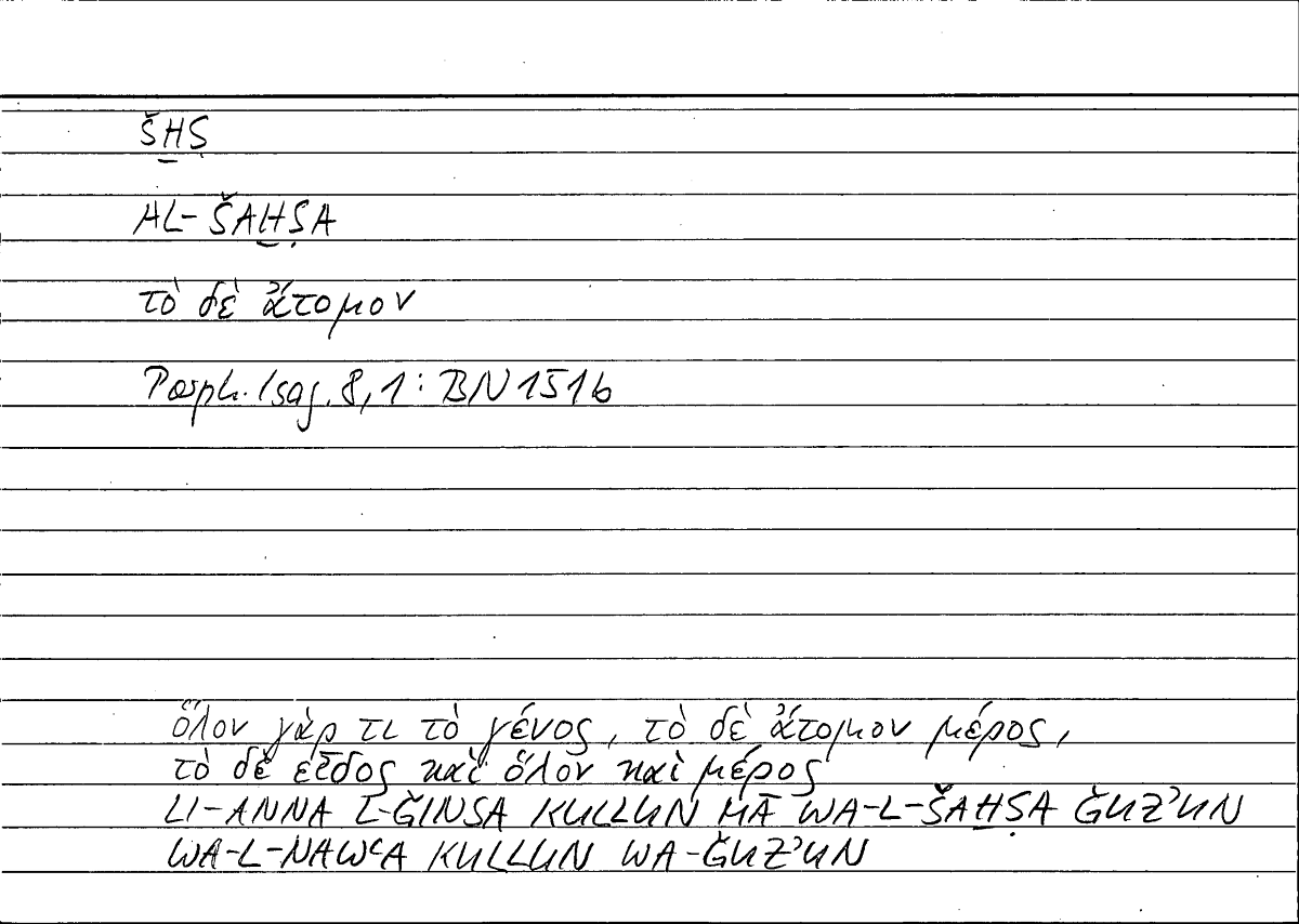 Filecard Porph.Isag.0292