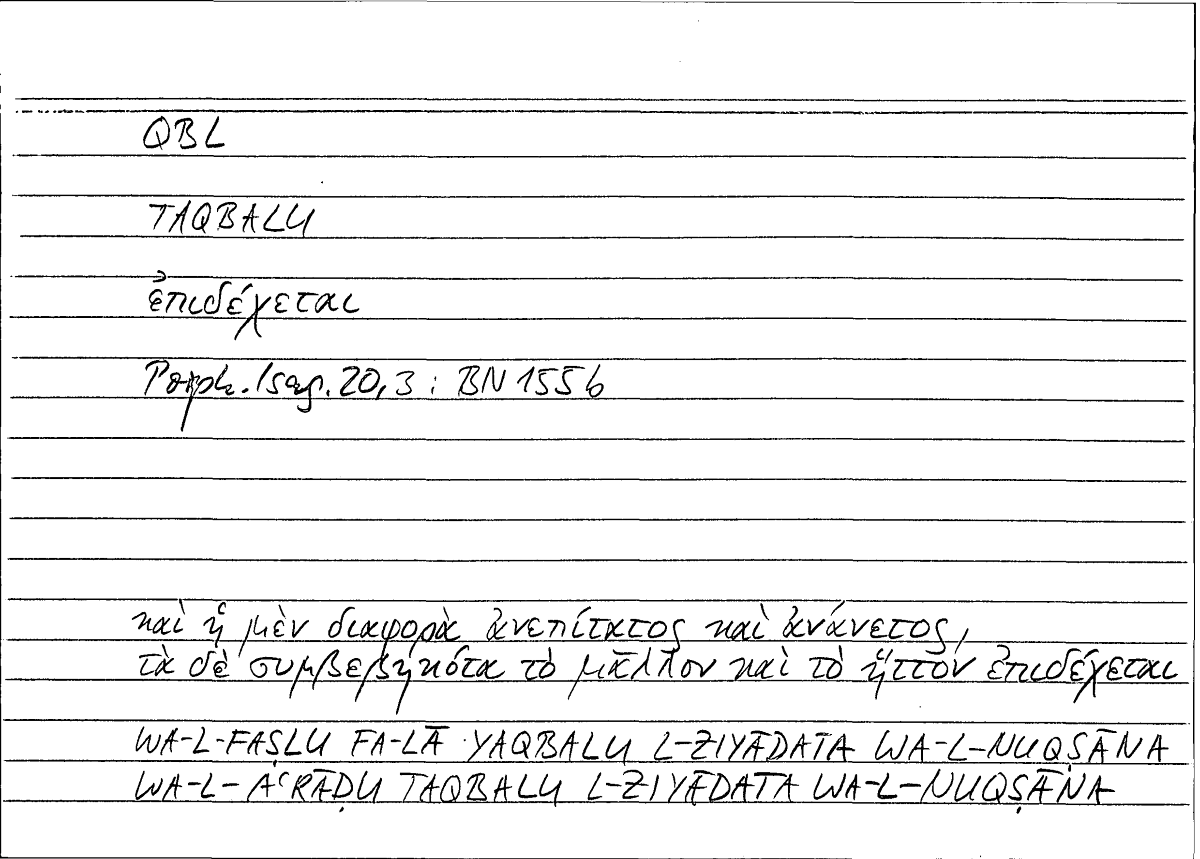 Filecard Porph.Isag.0829