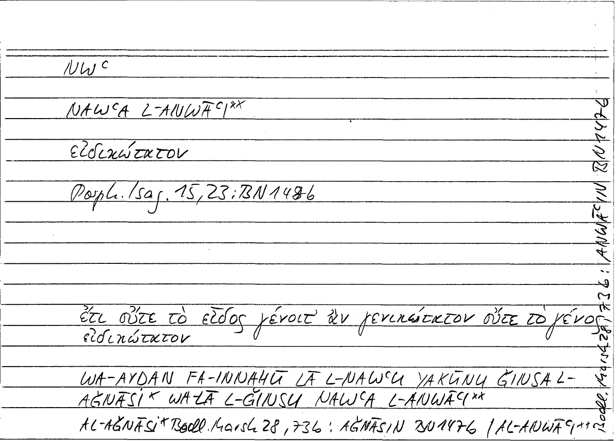 Filecard Porph.Isag.0956
