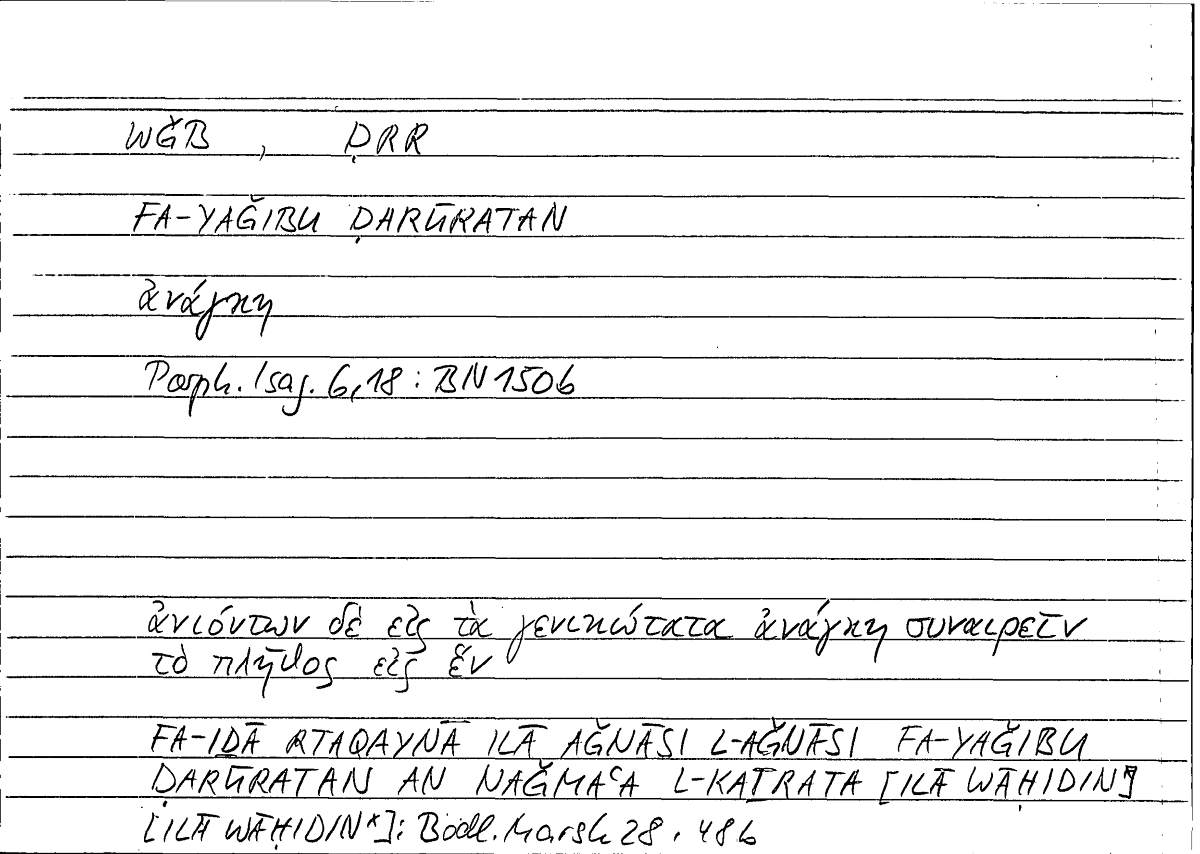 Filecard Porph.Isag.0983
