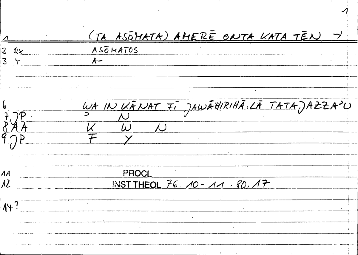 Filecard Procl.El-theol.0083