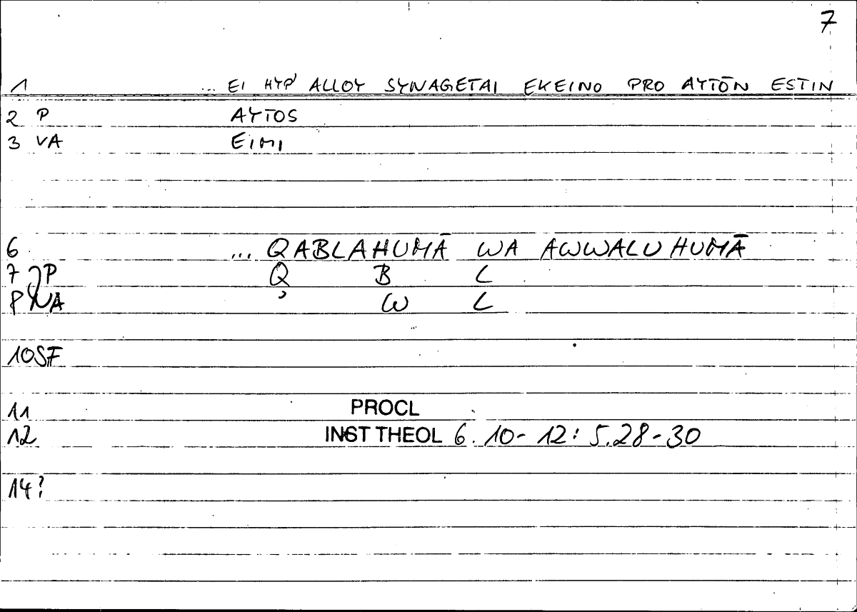 Filecard Procl.El-theol.0127