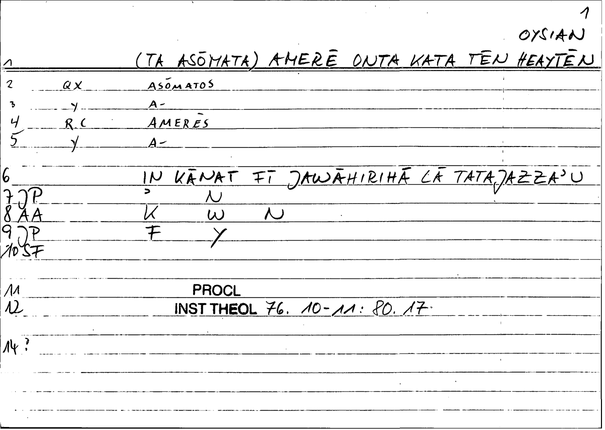 Filecard Procl.El-theol.0179